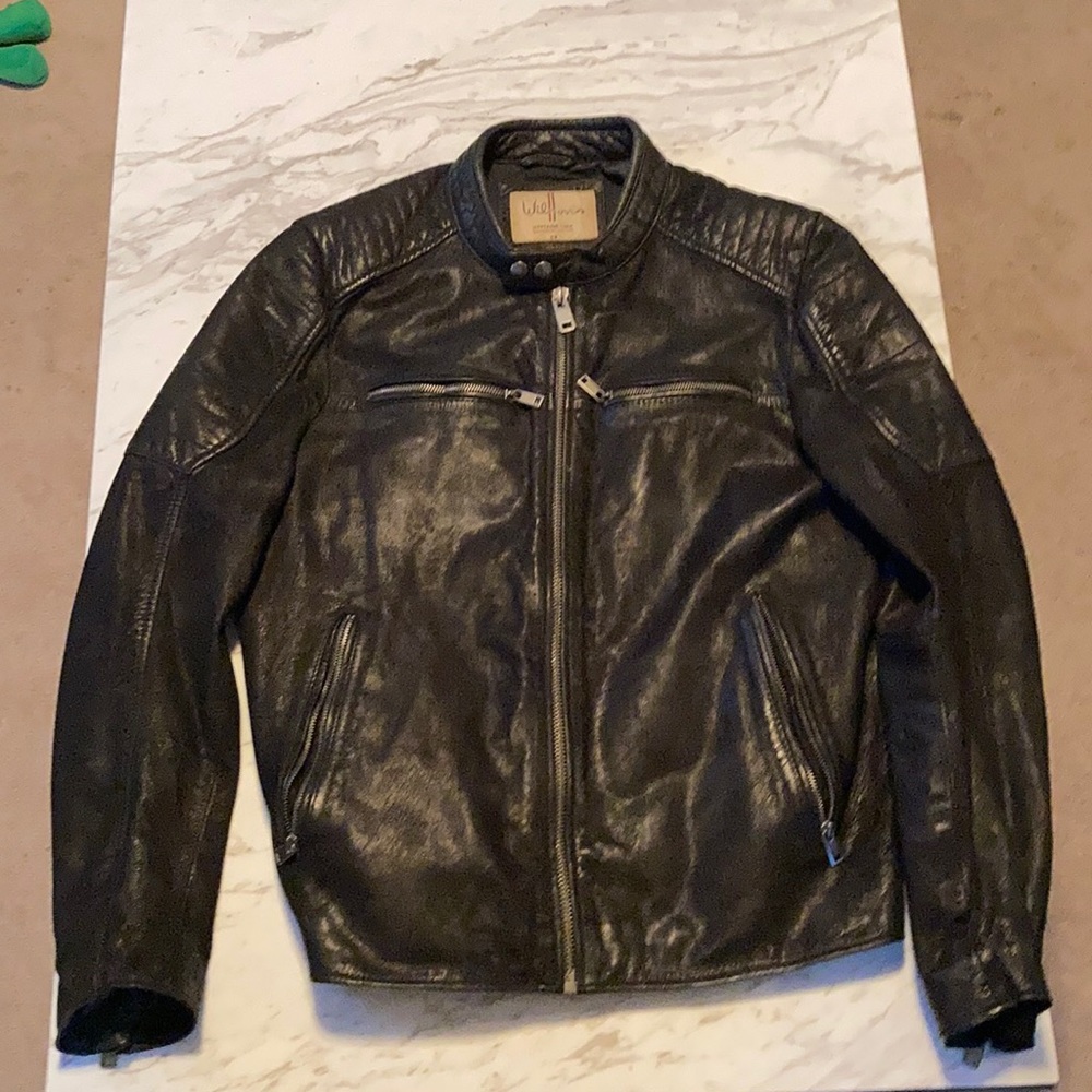 Genuine leather coat